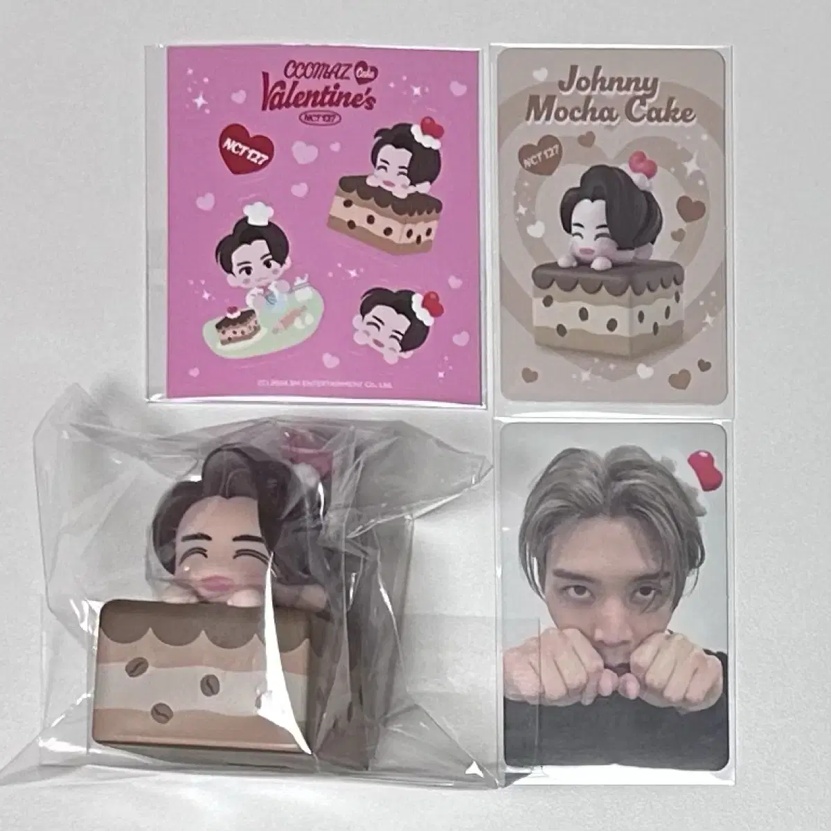 NCT johnny Kidz Valentine Figures doll photocard WTS