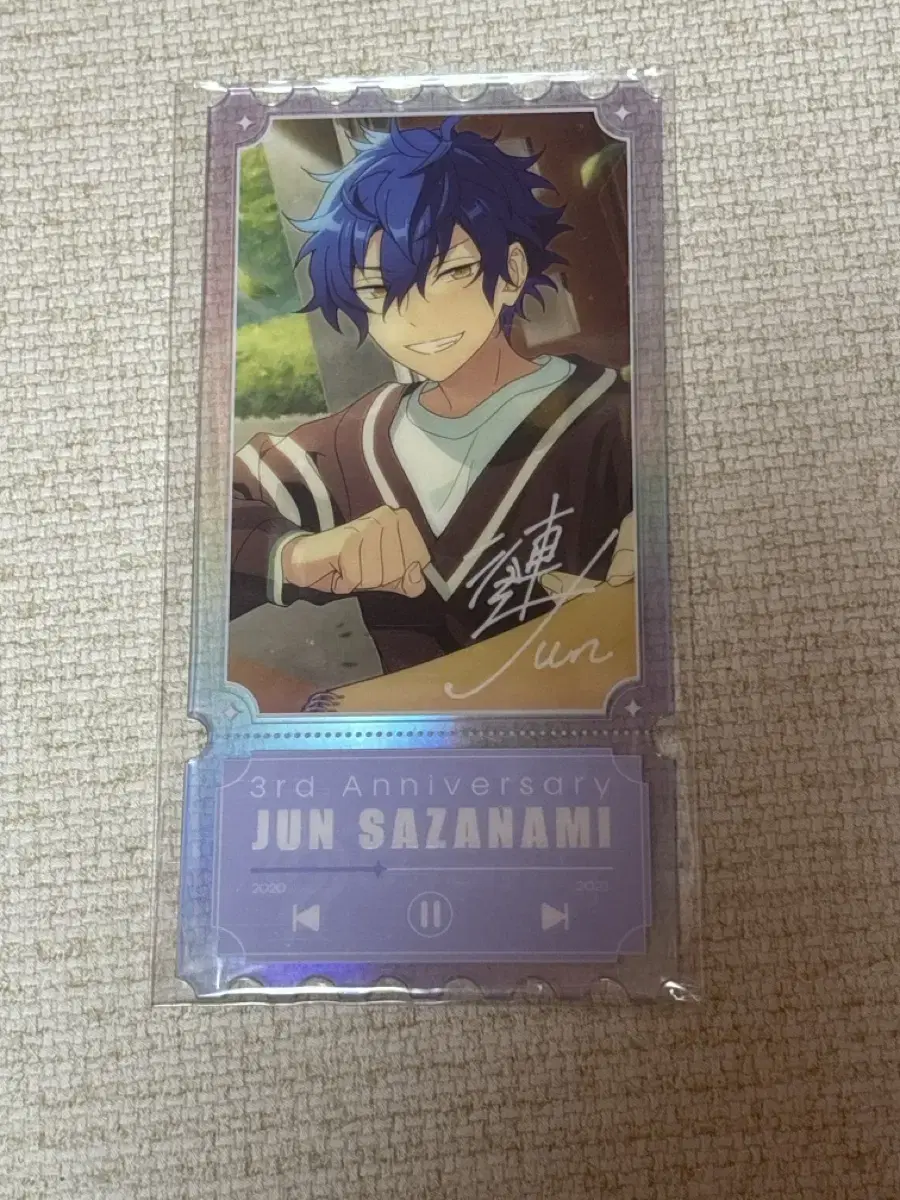 Anstar Korea Limited Gift Acrylic Ticket Sazanami Jun