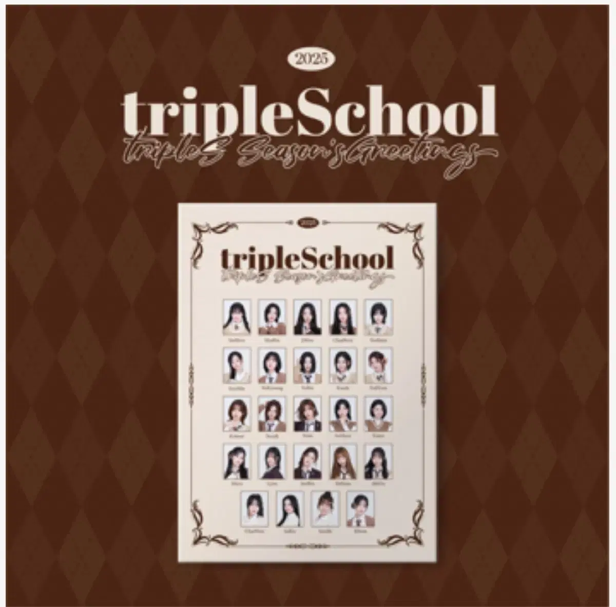 Triples seasons greetings buncheol Tennis version