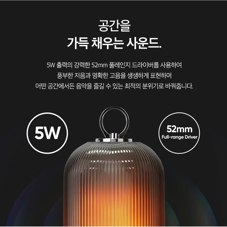 5W 휴대용 포터블 무선 블루투스 스피커 카키