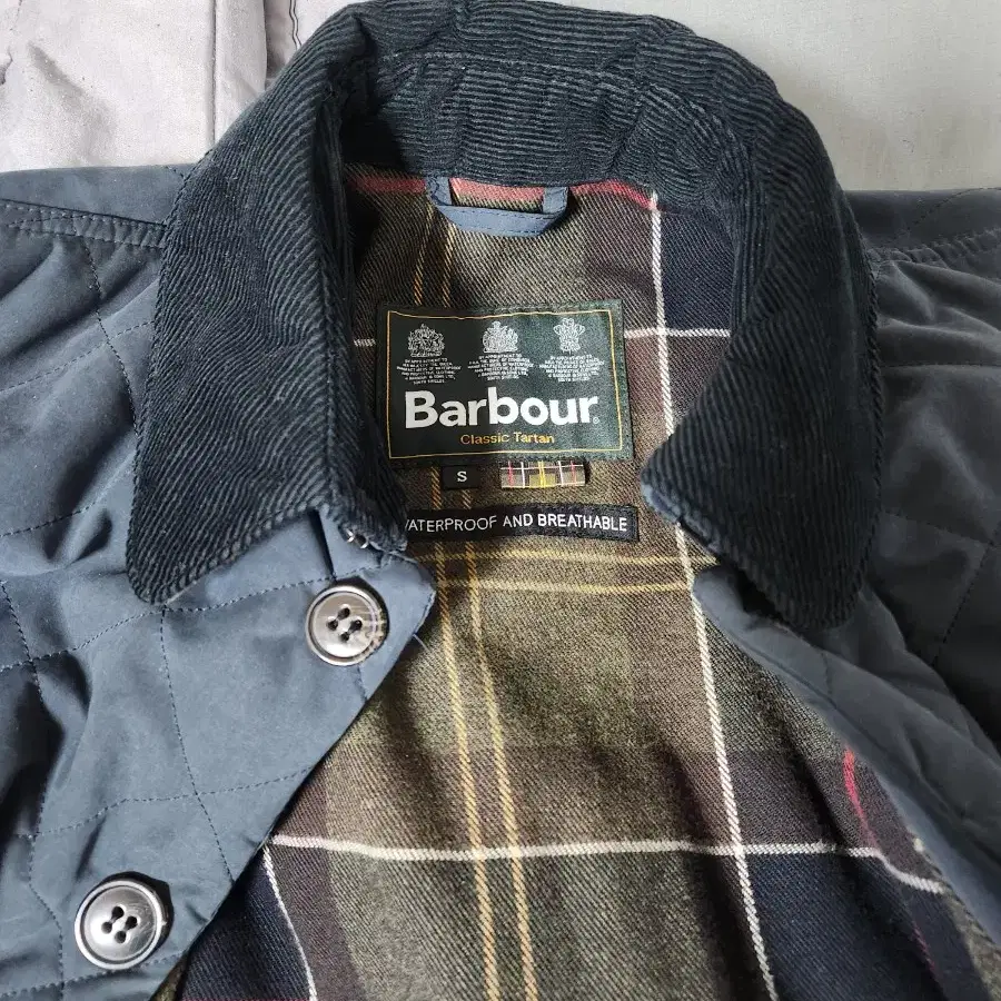 바버(barbour) 타탄 퀼팅 자켓 tartan 코트, 비드넬, 비데일