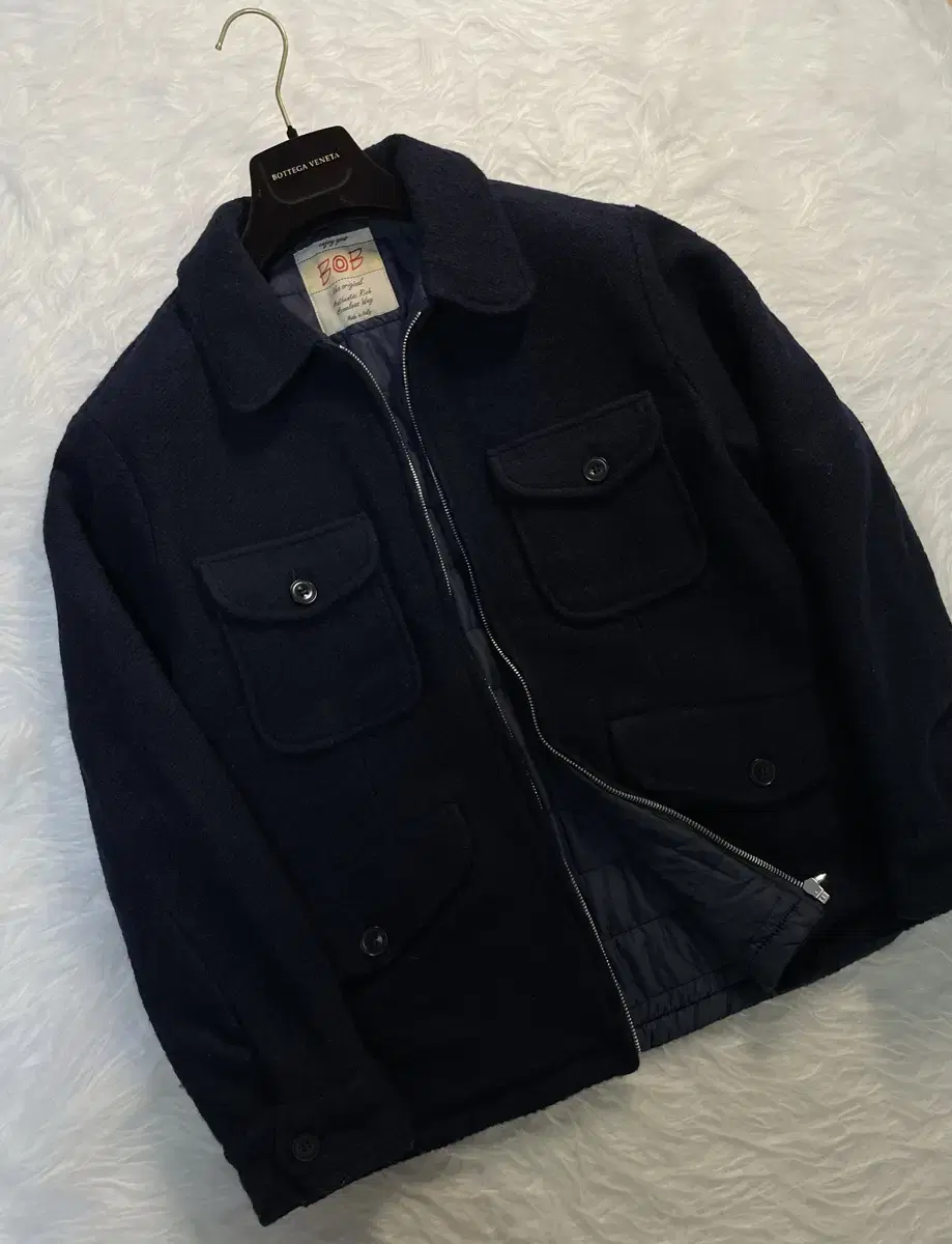 B.O.B B.O.B Dark Navy M42 Heavyweight Field Jacket italy made