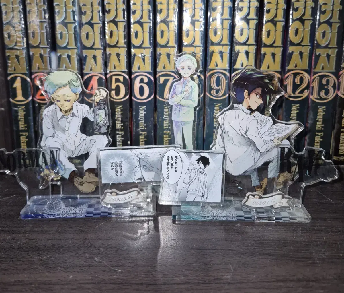 The Promised Neverland acrylic stand Diorama Norman Lay