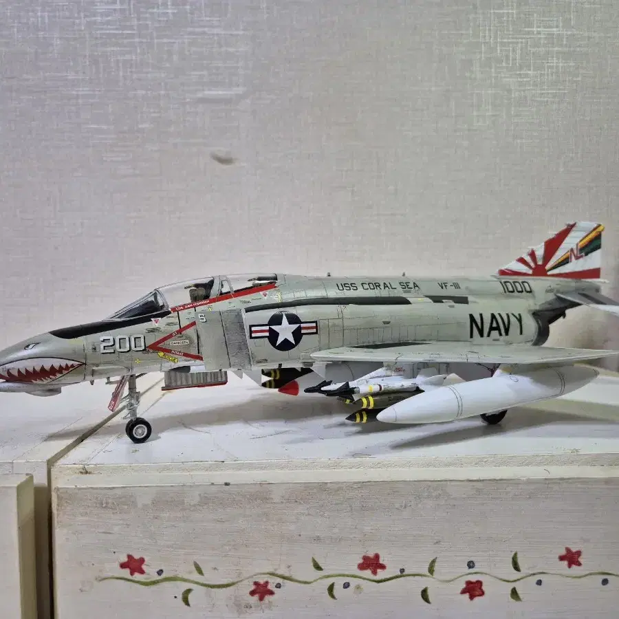 1/48 F-4B 팬텀 프라모델 도색작