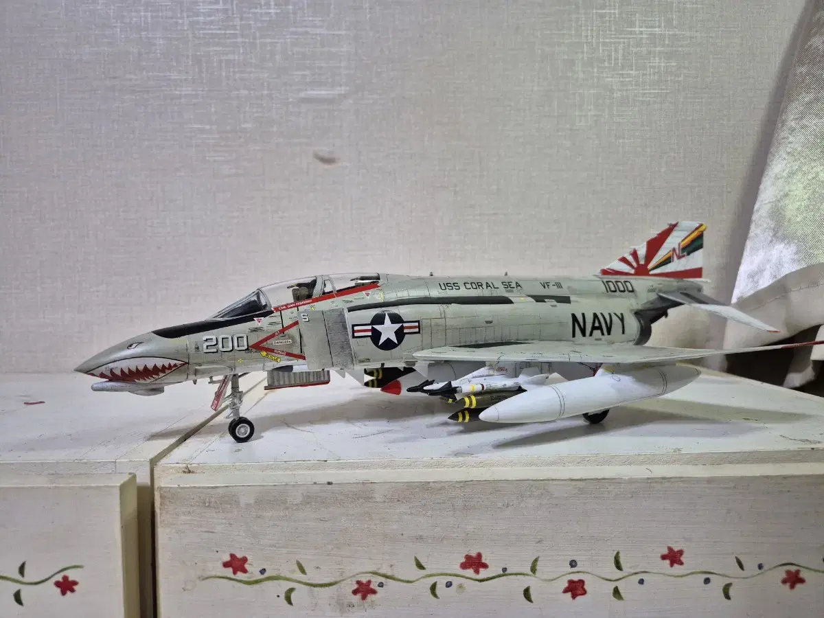 1/48 F-4B 팬텀 프라모델 도색작