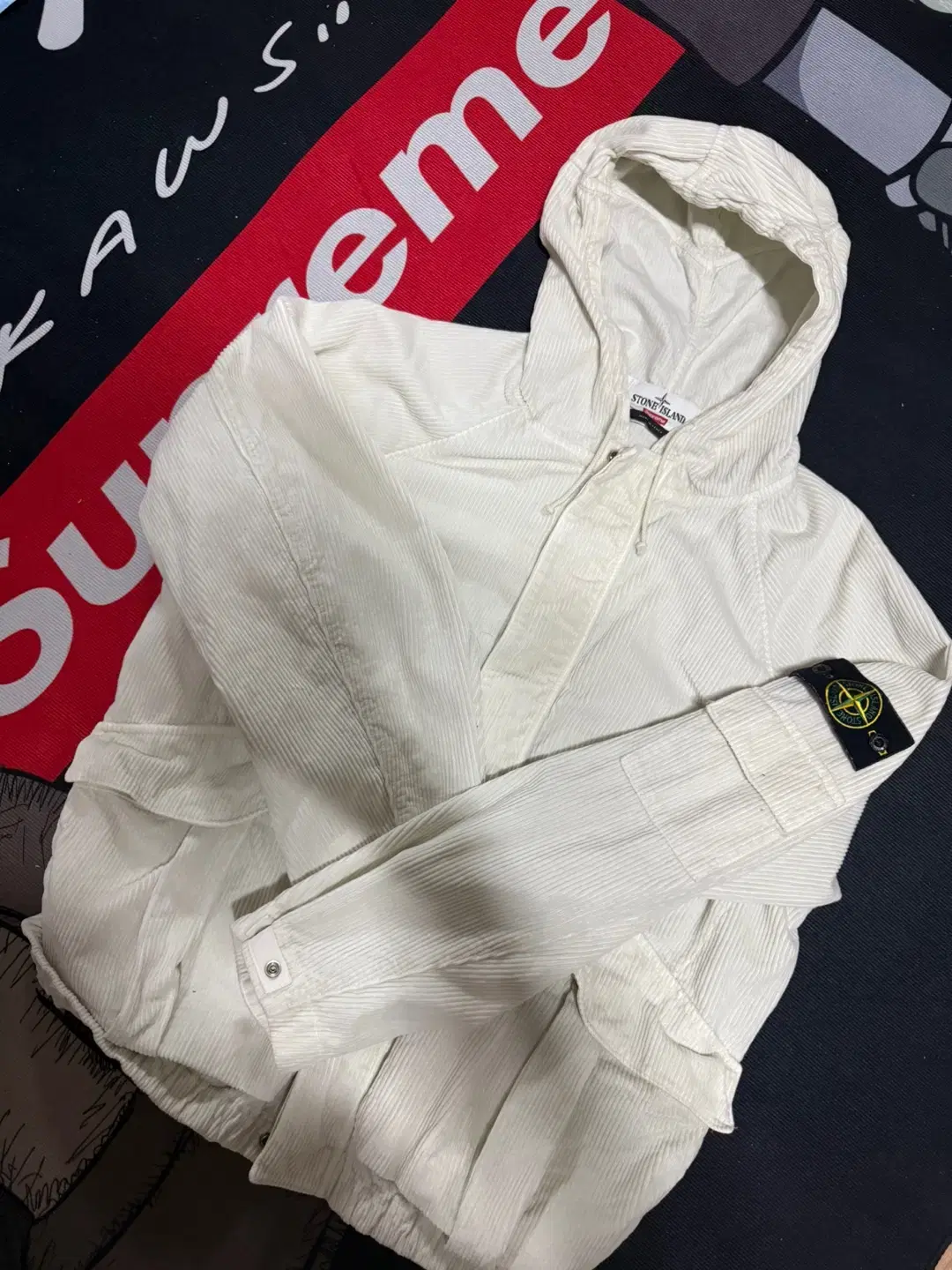 Stone Island X Supreme Corduroy Jacket (M) Power Genuine