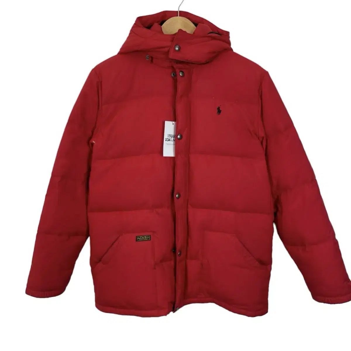 Polo Ralph Lauren Red Down Hooded Puffer