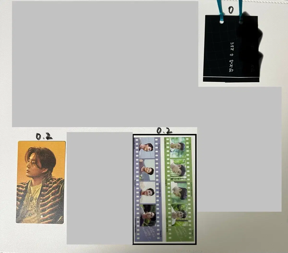 Day 6 Sunrise Helped photocard Original Writing Handwritten Notes WTS