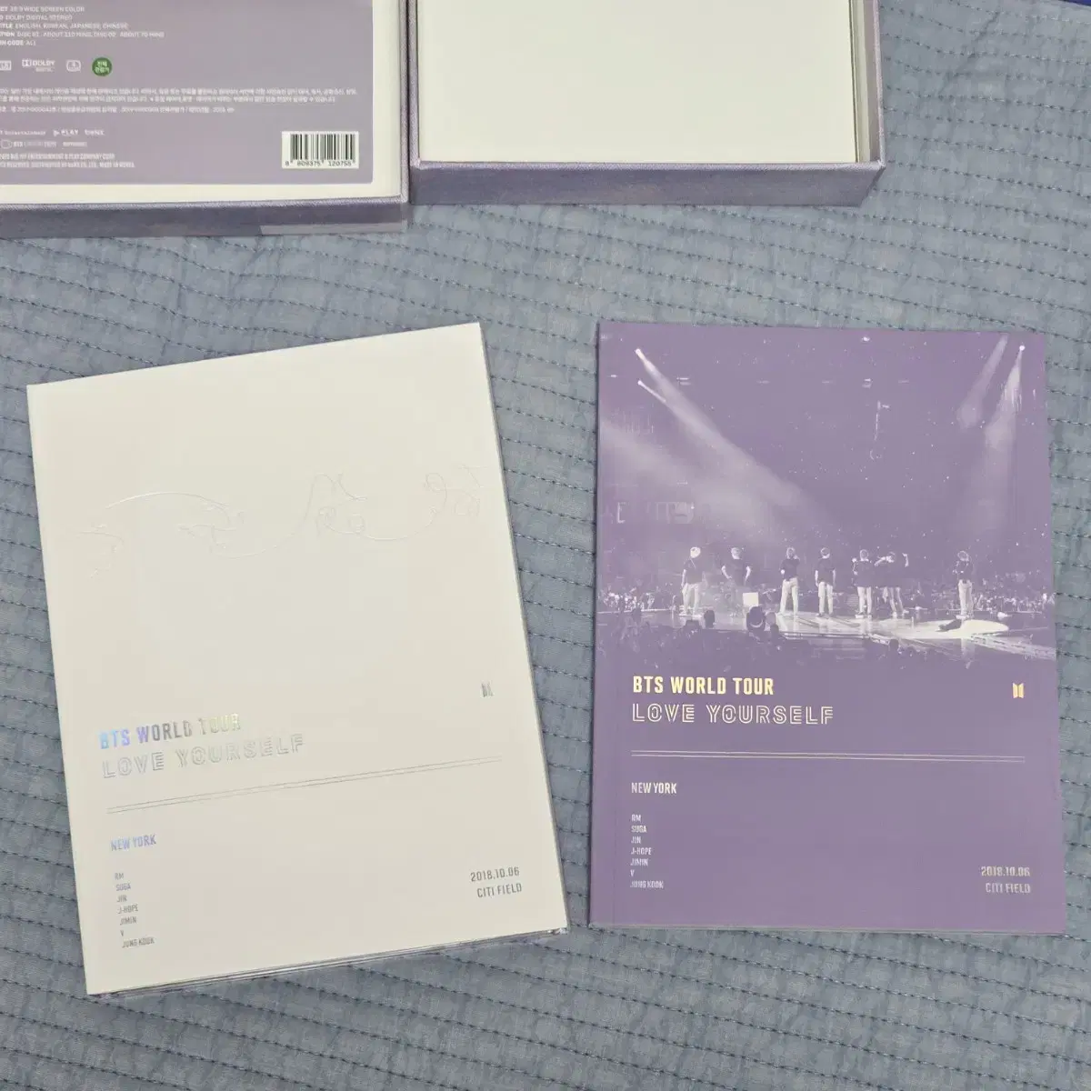 방탄 럽셀 뉴욕 dvd (dvd, 포토북만 있어요.)