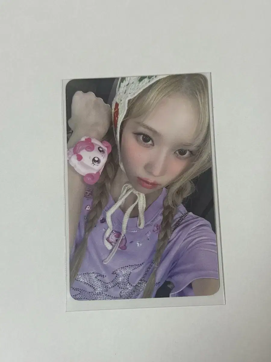 Aespa winter Weflash apple music Hachuping photocard Unreleased photocard