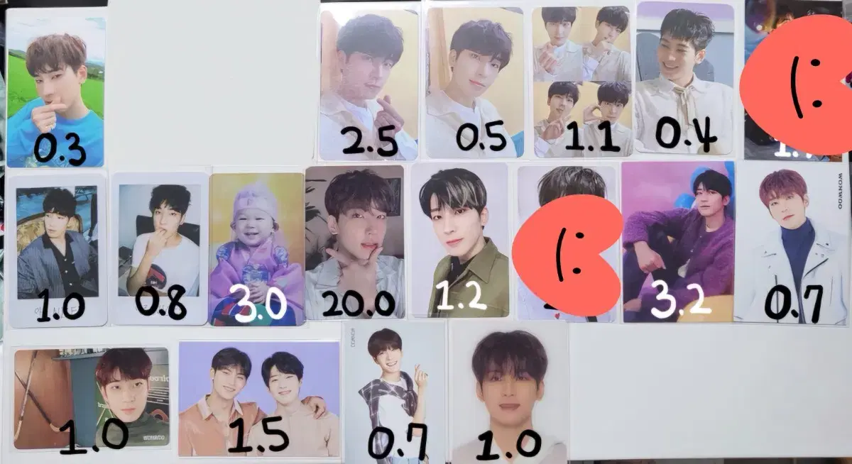 SEVENTEEN wonwoo Merchandise photocard Fans Biography sell WTS