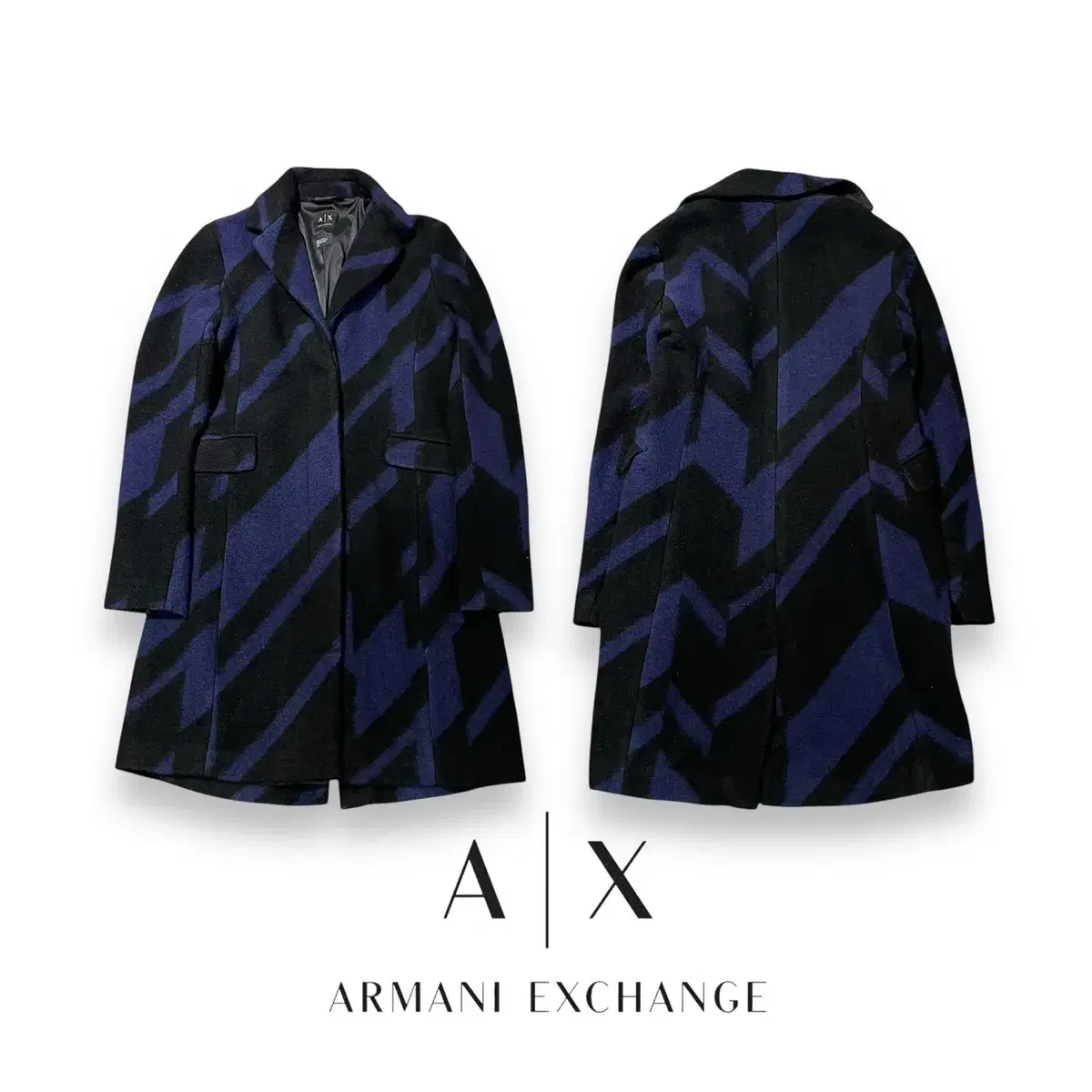 Armani Exchange Pattern Single Coat