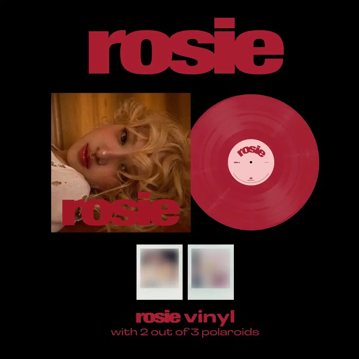 로제 lp rosie lp 애플 레드 컬러