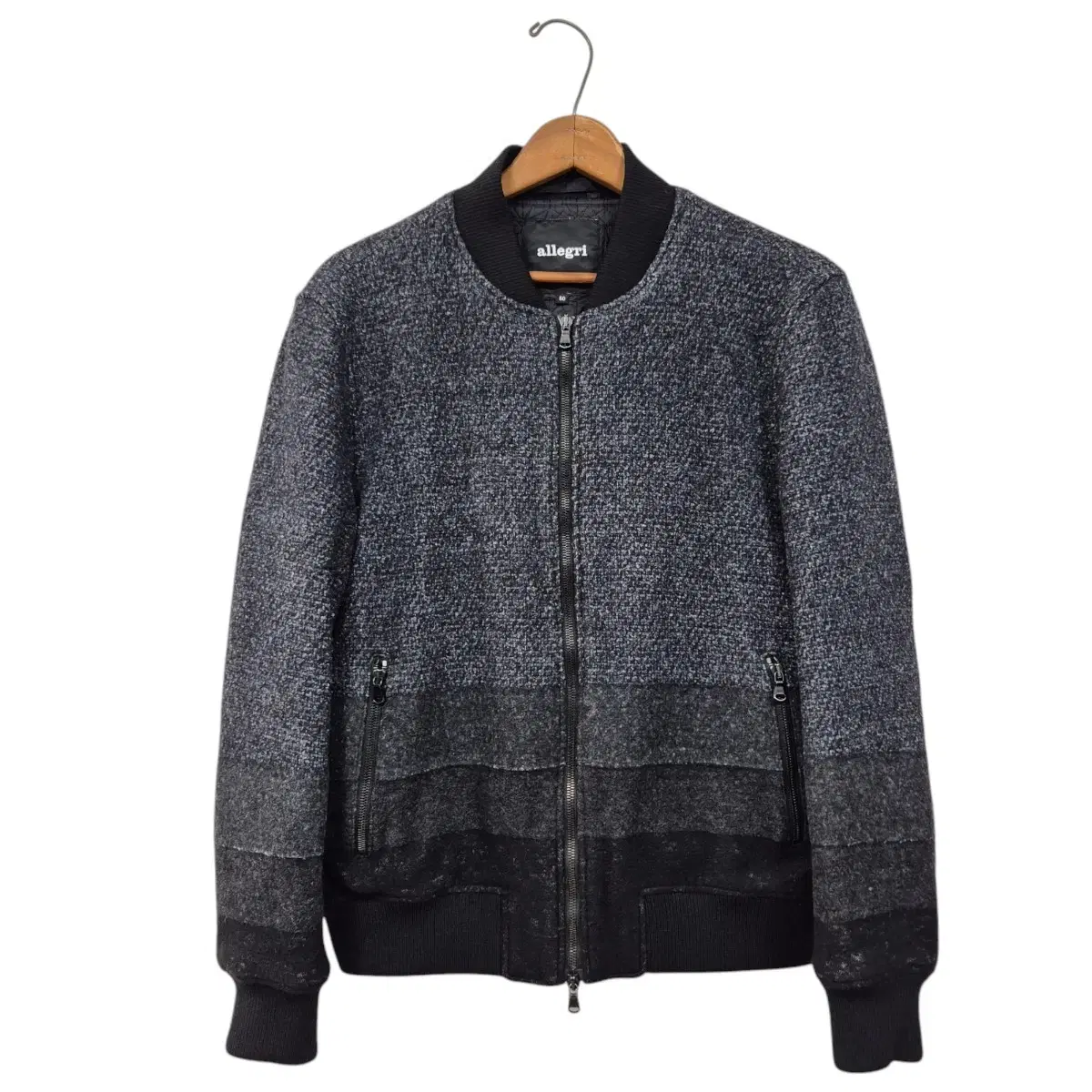 Allegri Scintillating Gradient Woolen Bomber Ma392