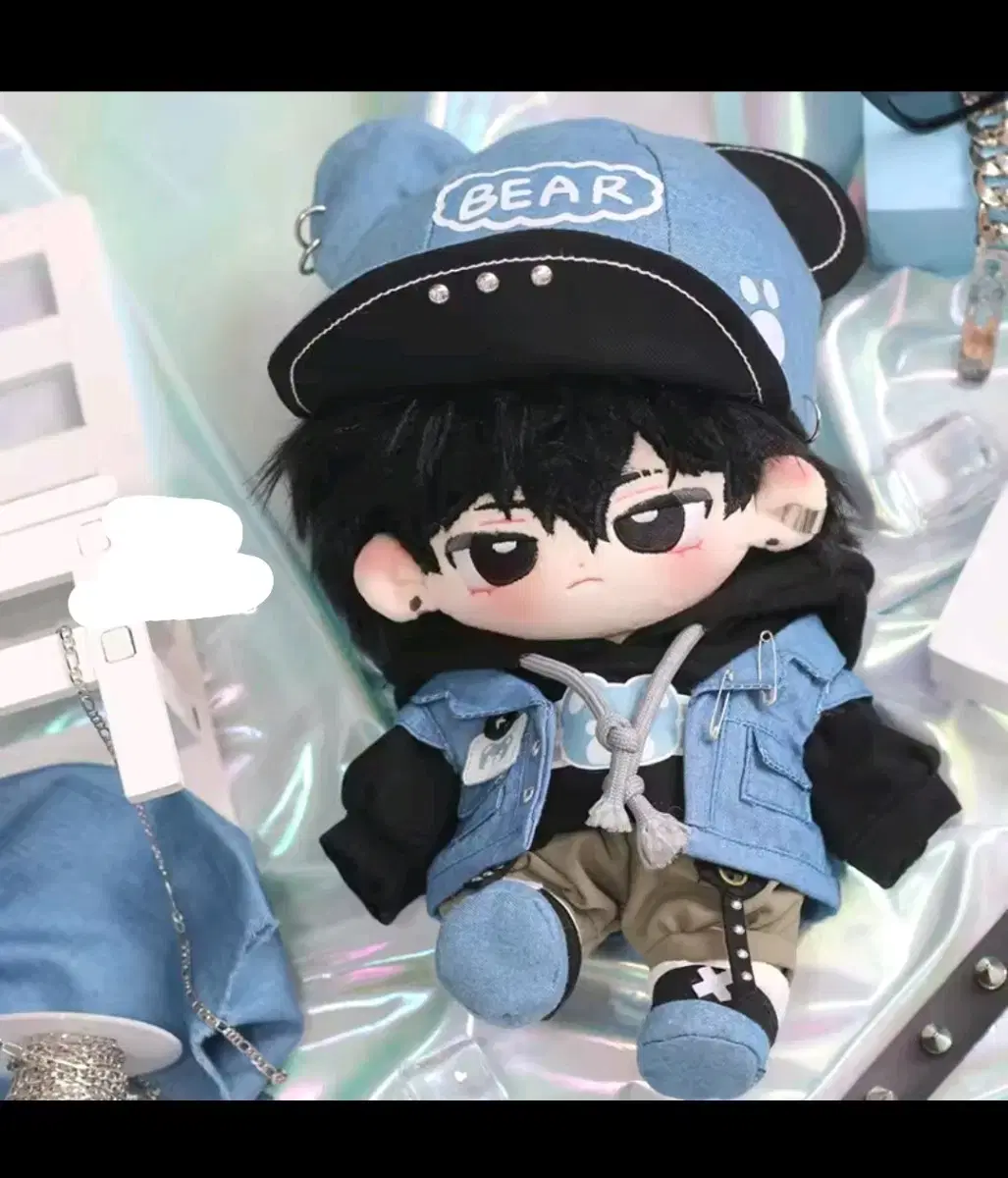 Overseas ) 20cm plush casual hoodie