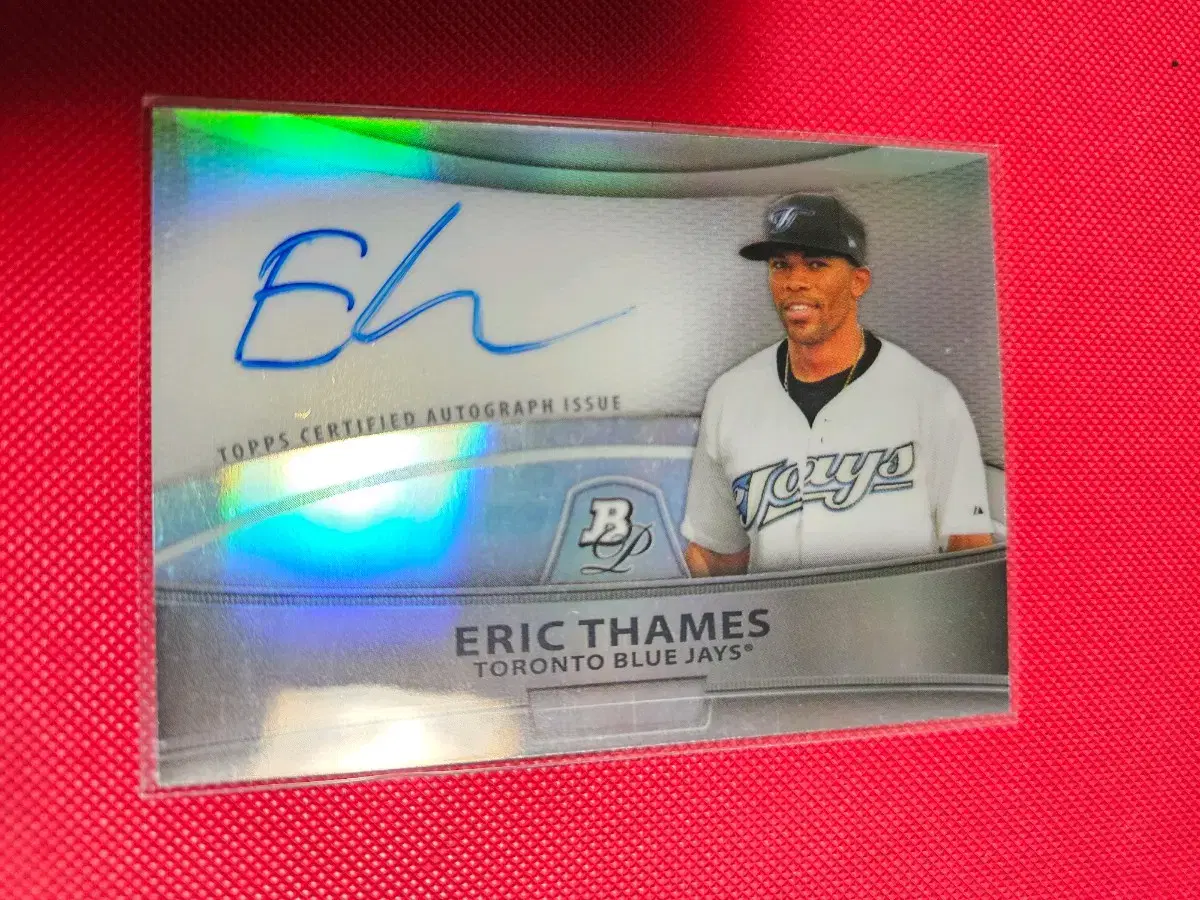 NC 테임즈 Bowman Platinum 오토 카드