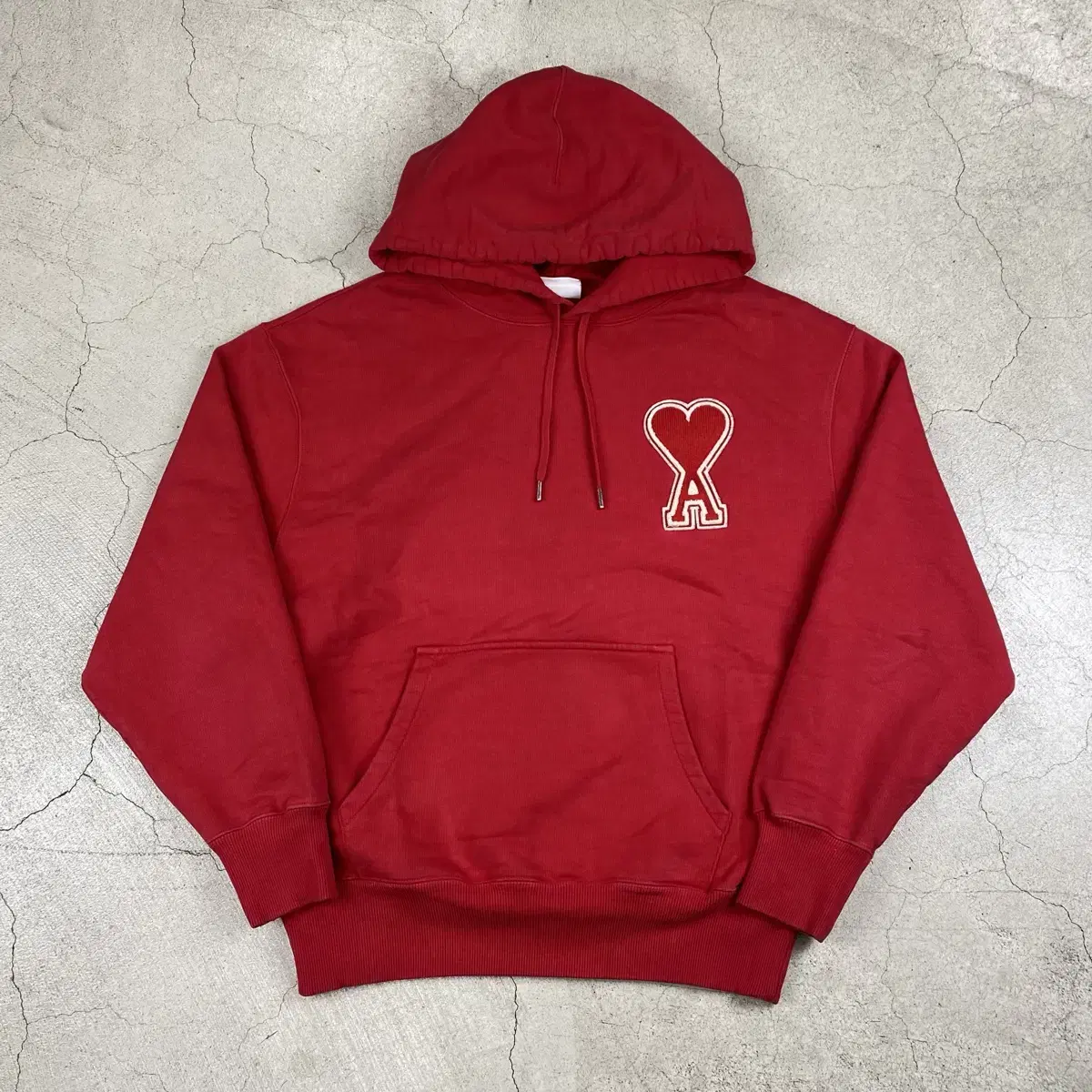 Army Big Heart Red Hoodie (103)