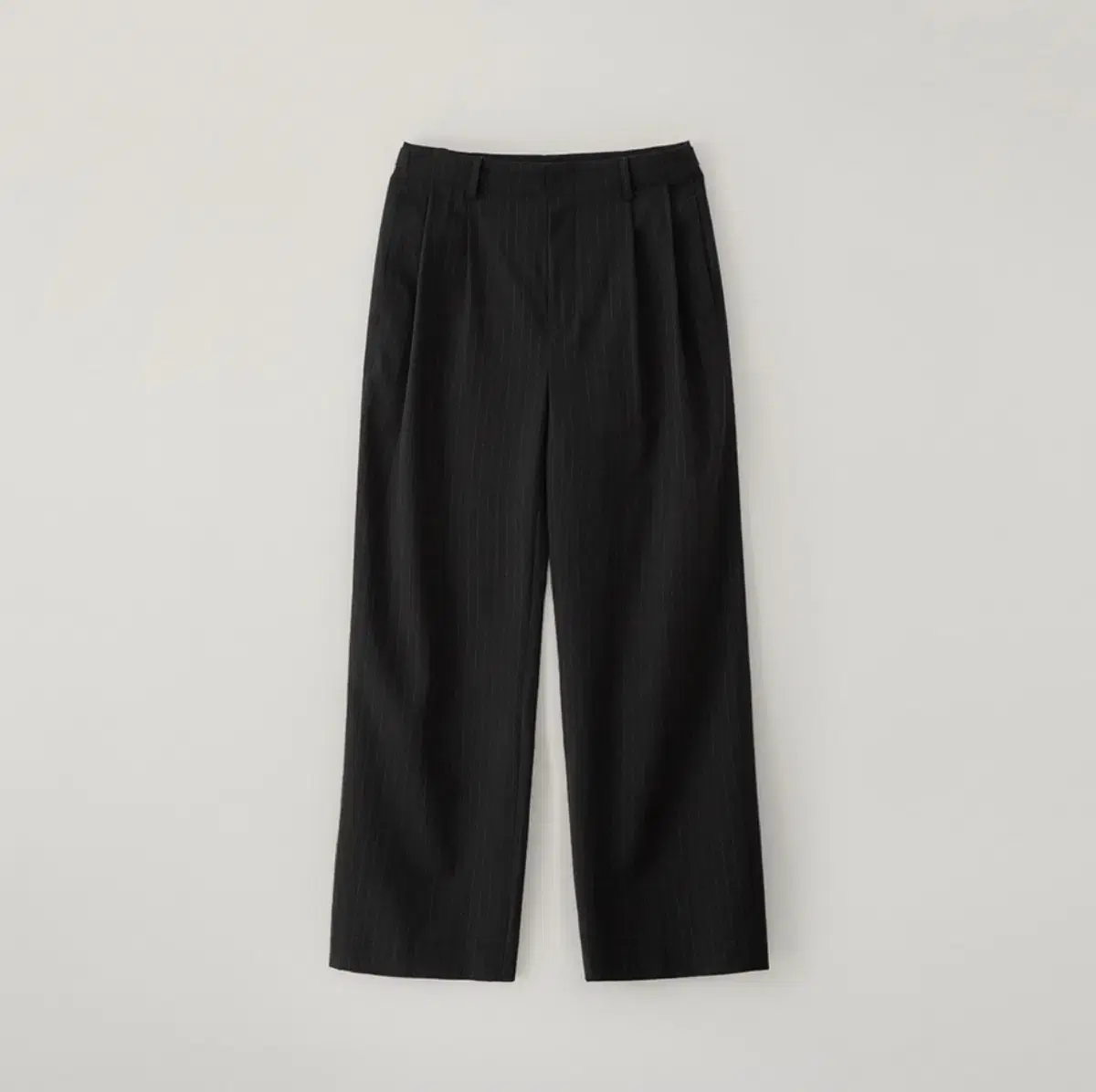 [Sell] Blankroom Knit Slacks Black Stripe 3