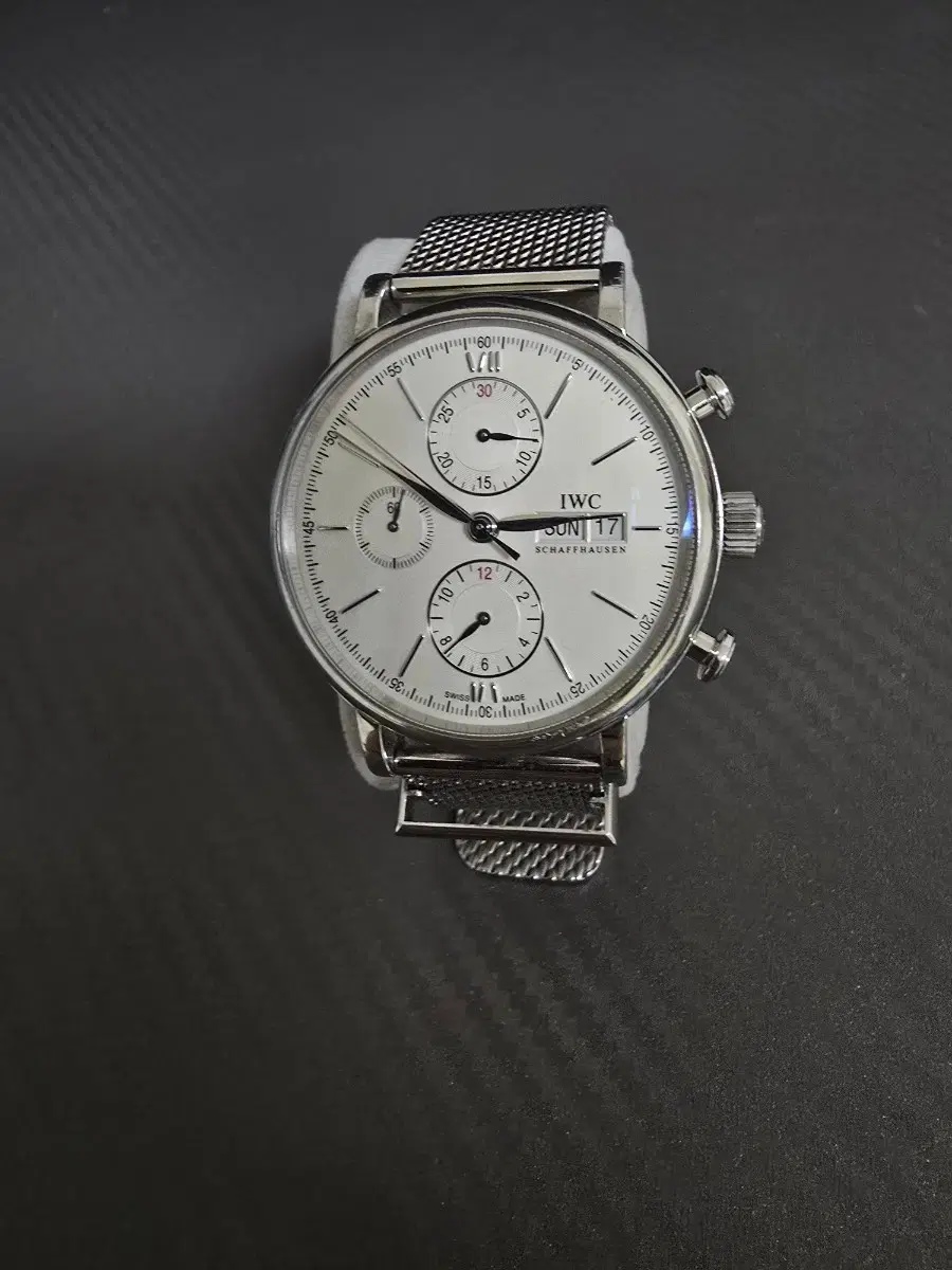 (판/교) Iwc 포르토피노 크로노그래프 스틸 42mm