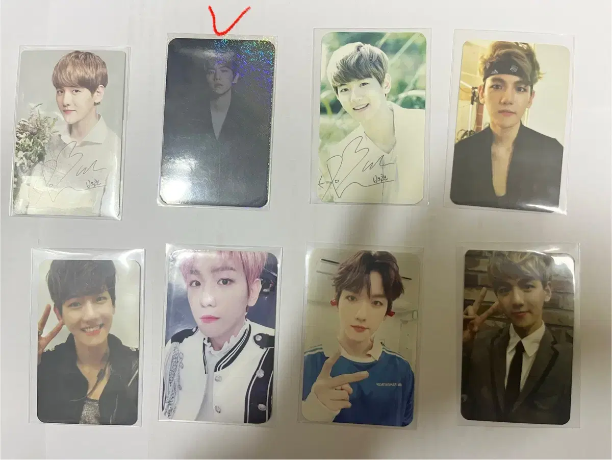 Exo baekhyun Eridibong photocard etc.