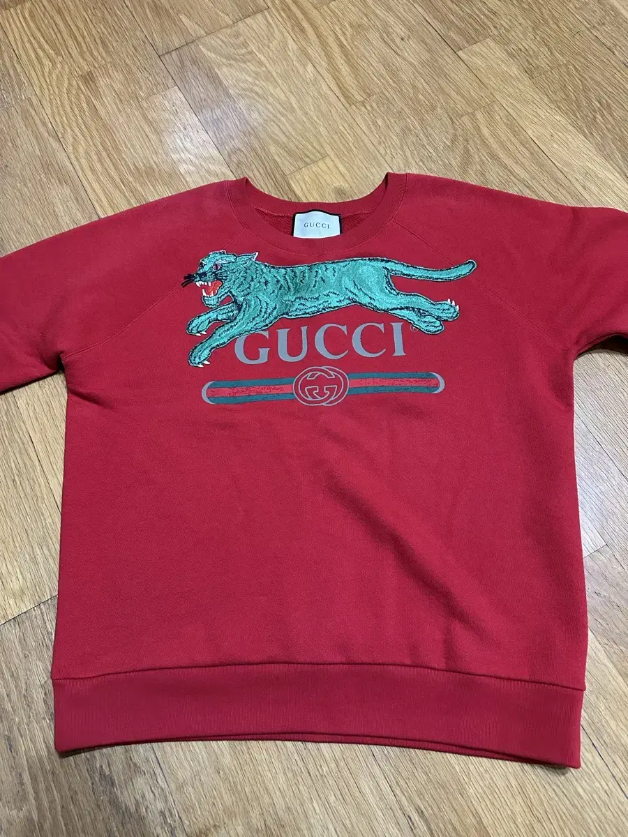 Gucci/Logo Leopard Man to Man/M