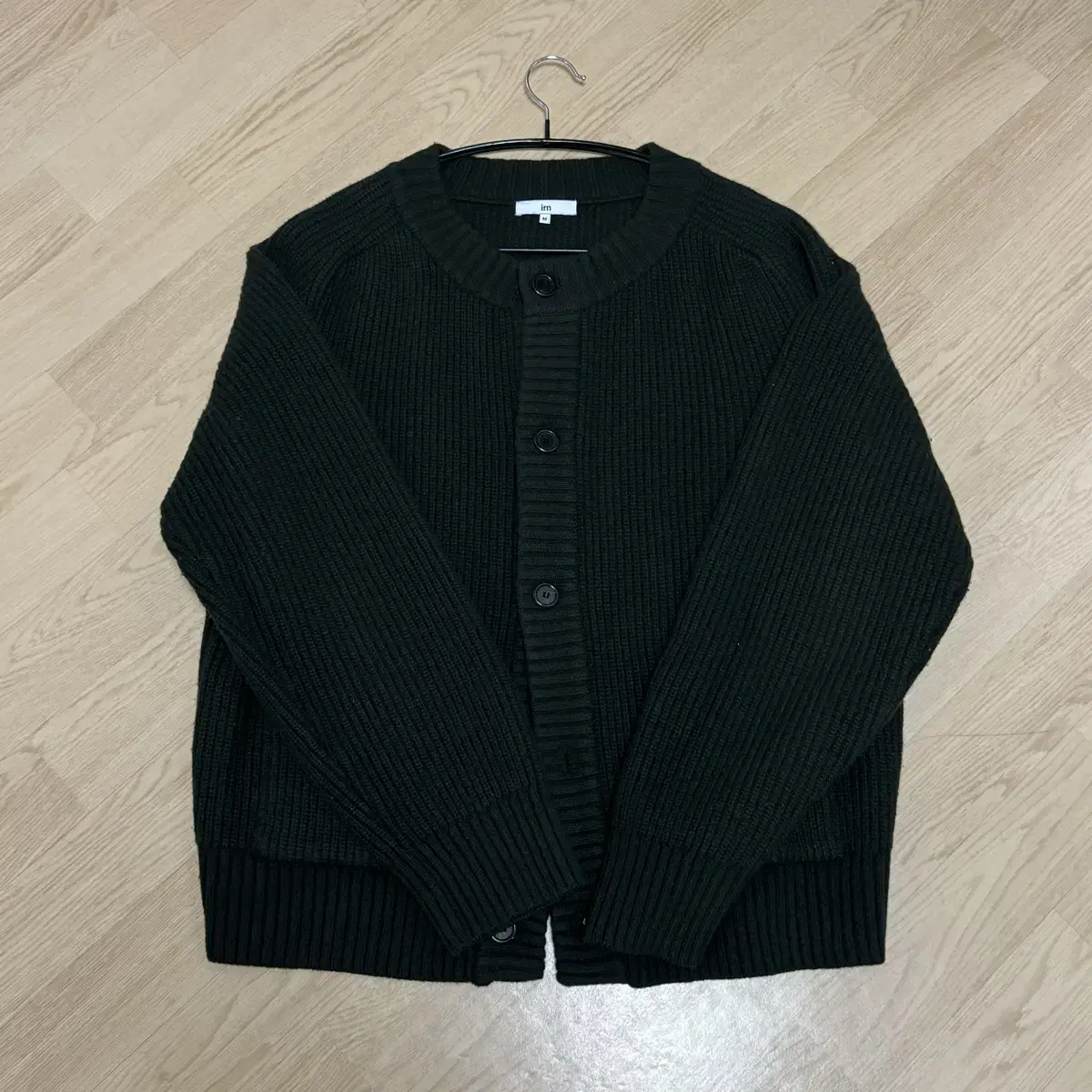 Early Saddle Round Cardigan Dark Olive M