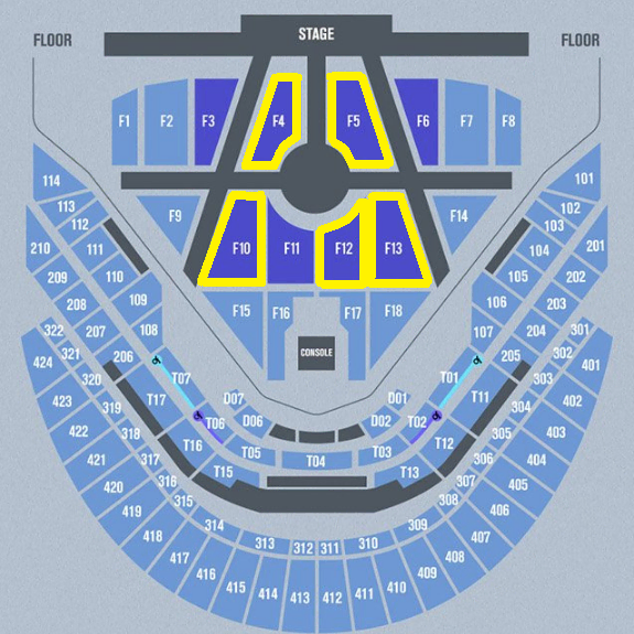 12/1 NCT DREAM 콘서트 VIP석 F10 F12 F13구역