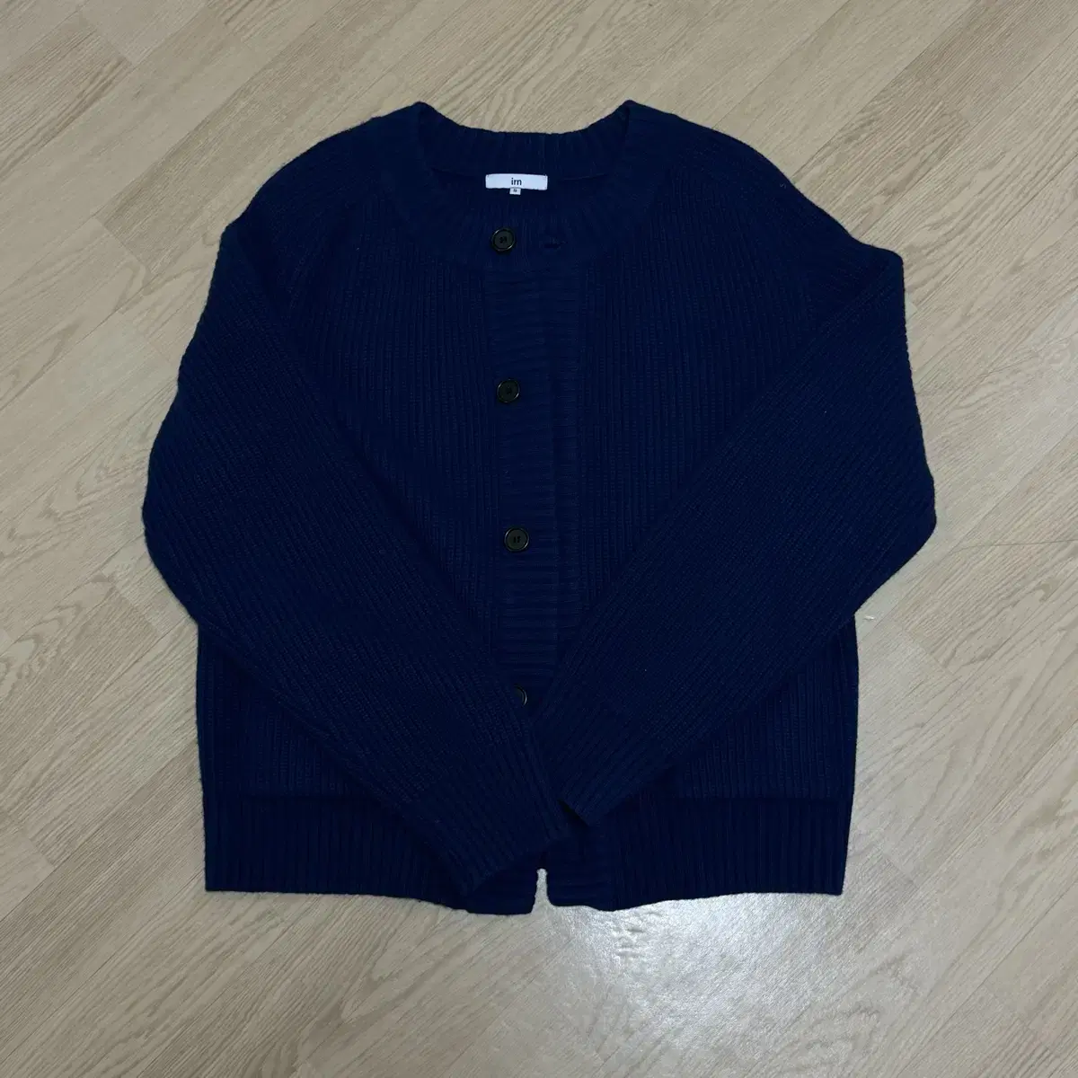 Early Saddle Round Cardigan Sapphire bloo S