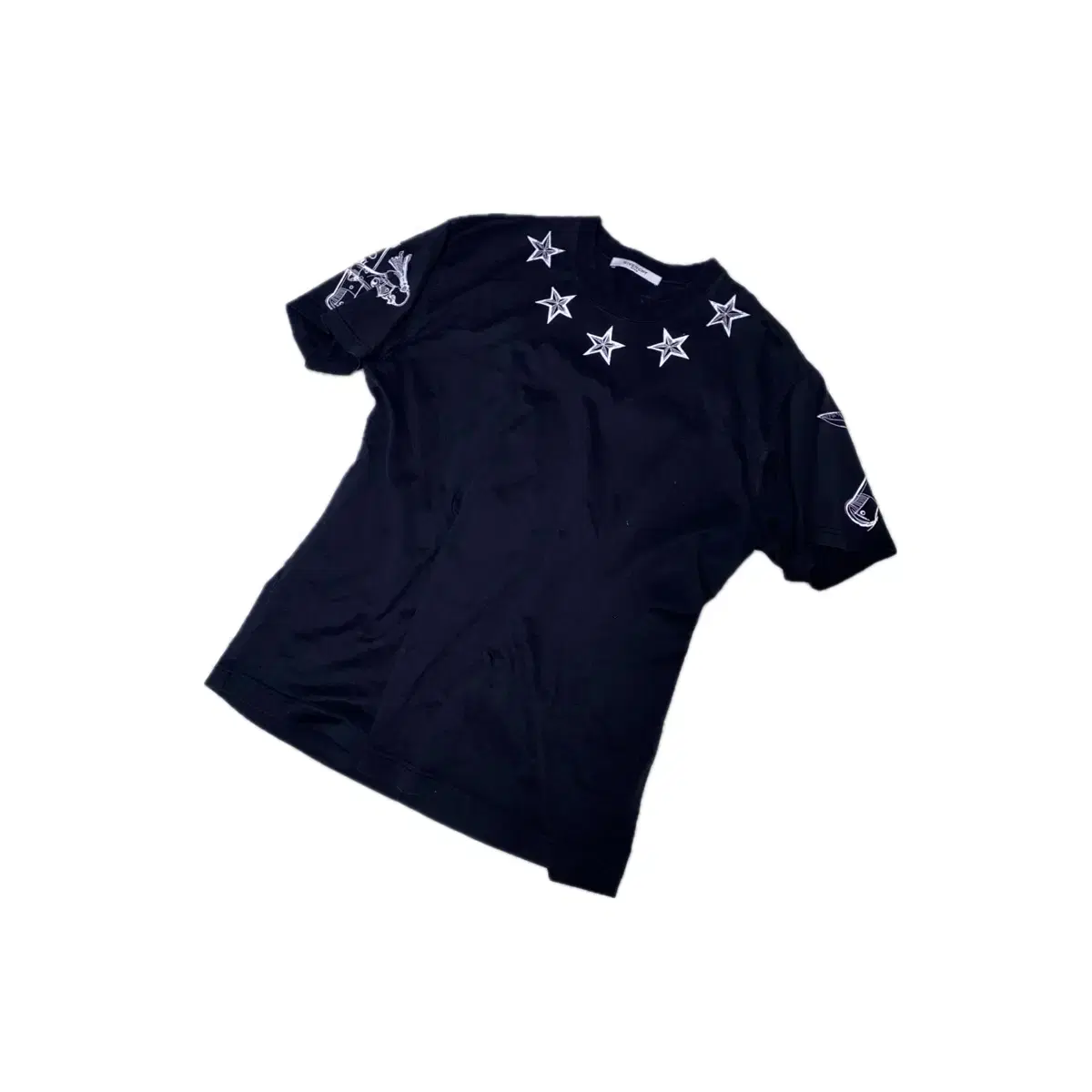 Givenchy 11th Anniversary Tattoo Star 74 Short Sleeve T-shirt