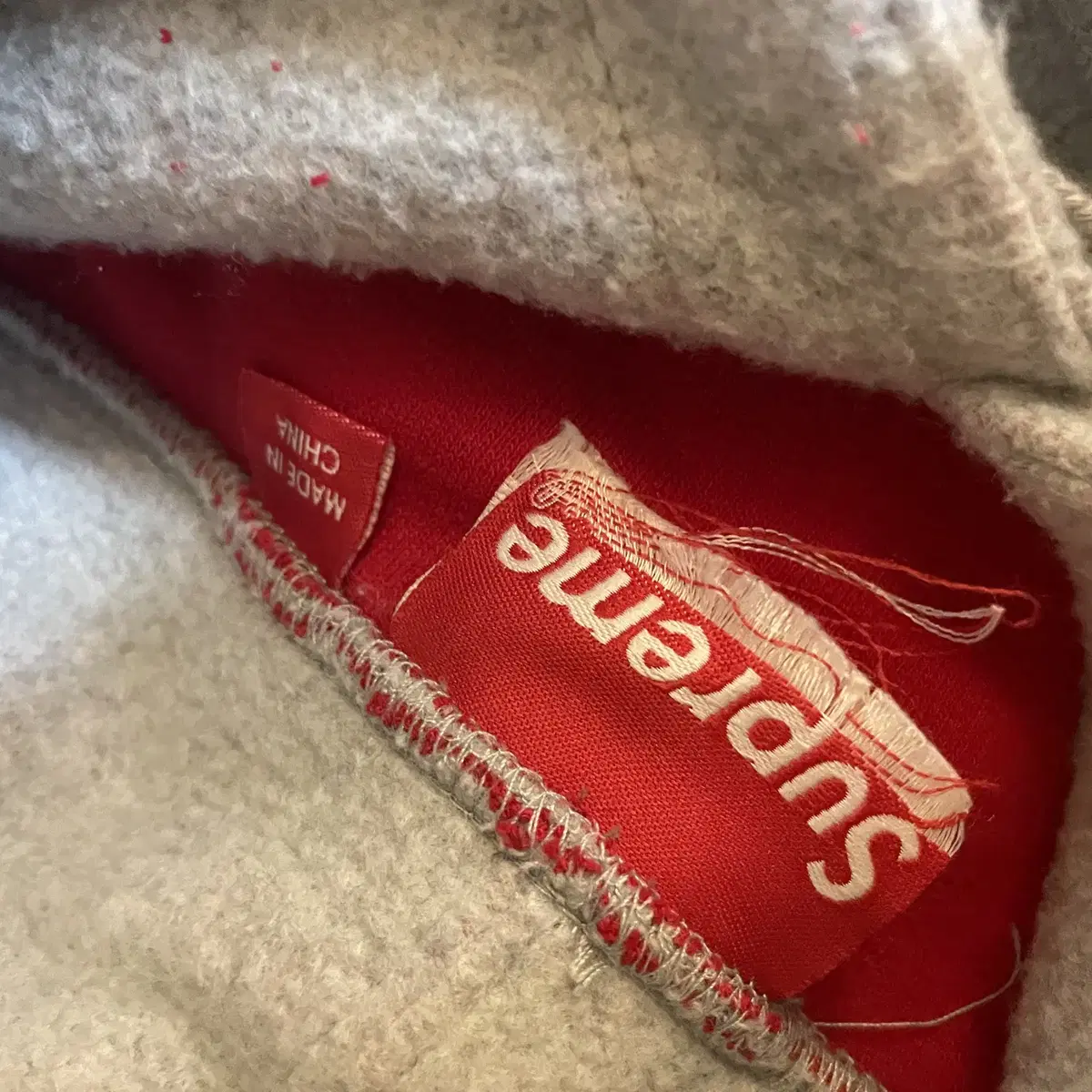 [L]supreme inside out hoodie