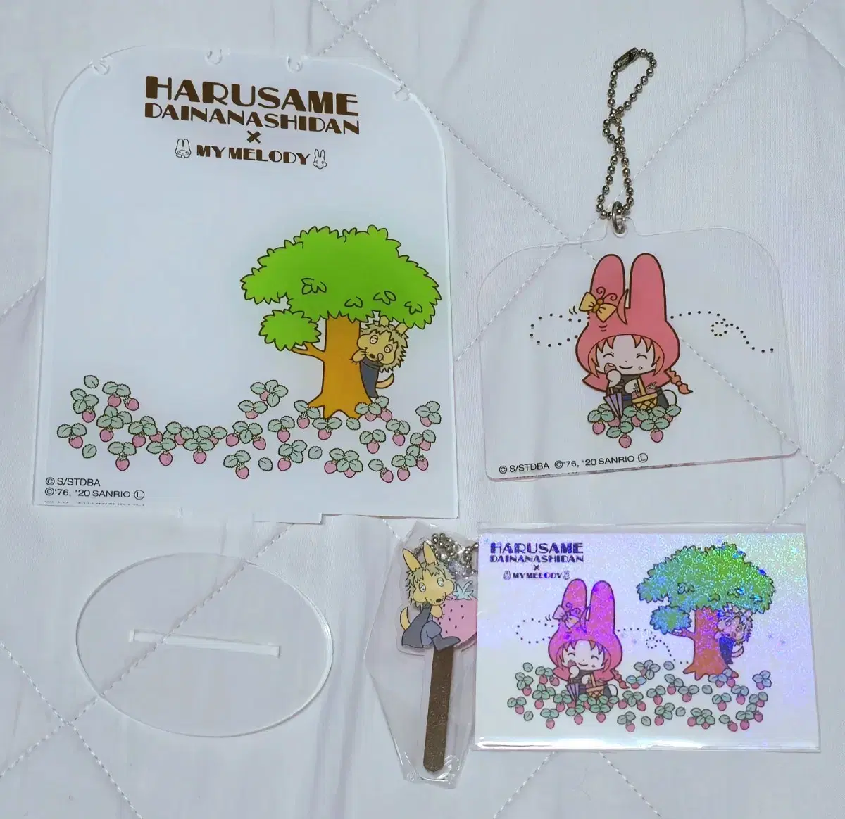 Gintama Kamui & Abuto Sanrio Collaboration My Melody acrylic stand keyring Sticker