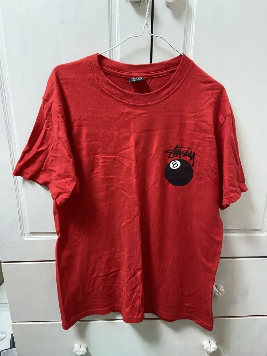 Almost New) Stussy Pallball Red Vahn Tee