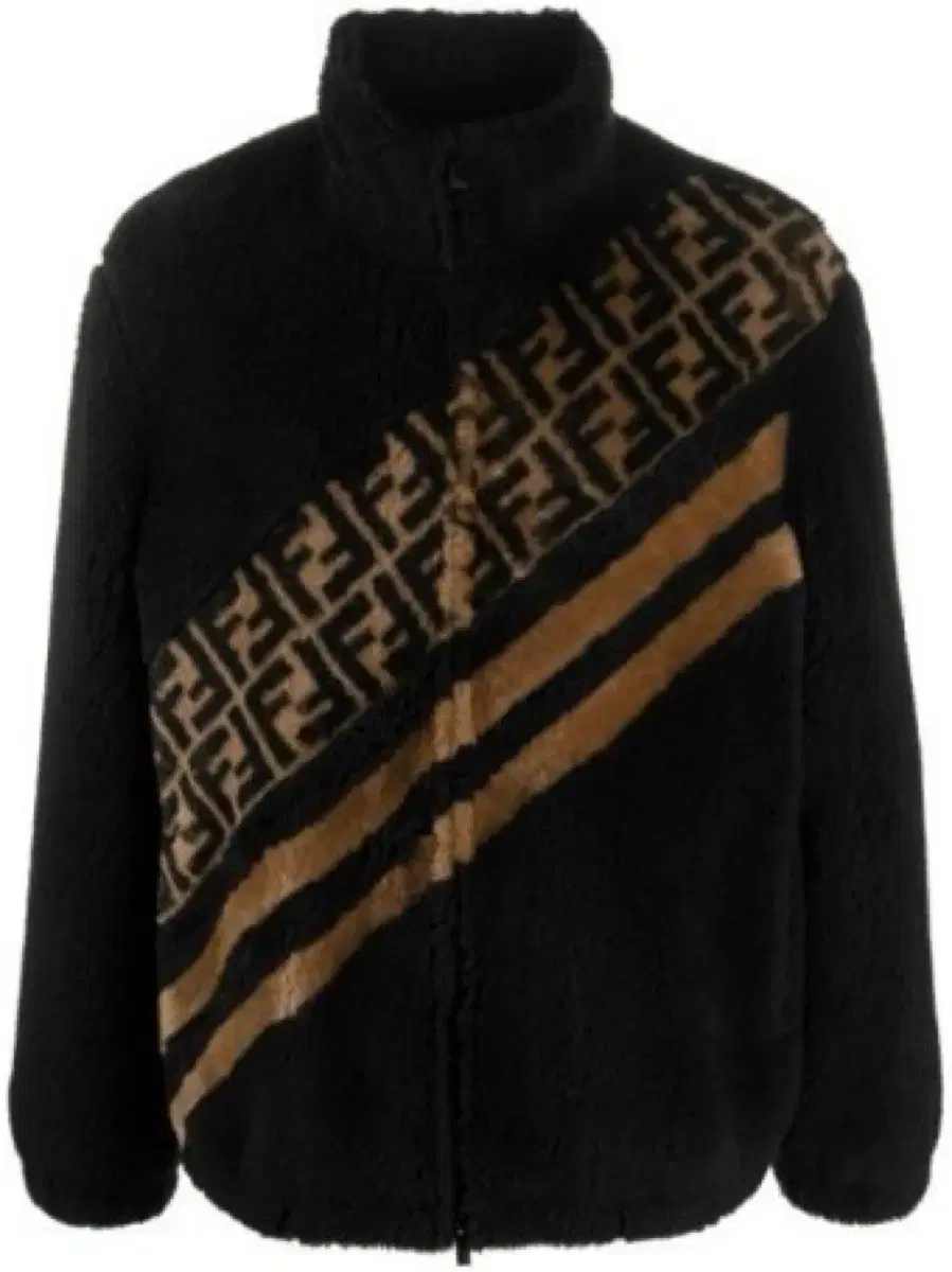 (New)Fendi Shearling Fleece Hooded Jacket52