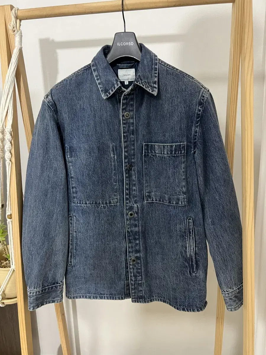 Epigram Shirt Denim Shirt Jacket Jacket