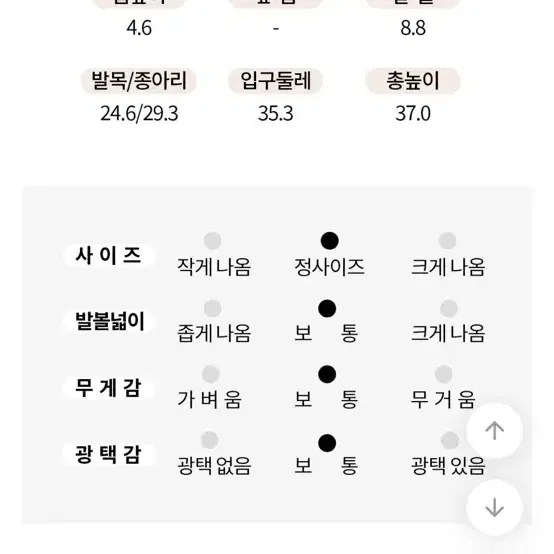 뾰족코 웨스턴 베이지 롱 부츠 245