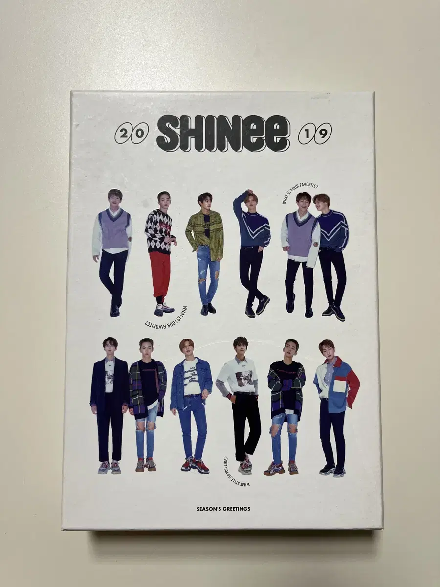 Shinee season's greetings 2019