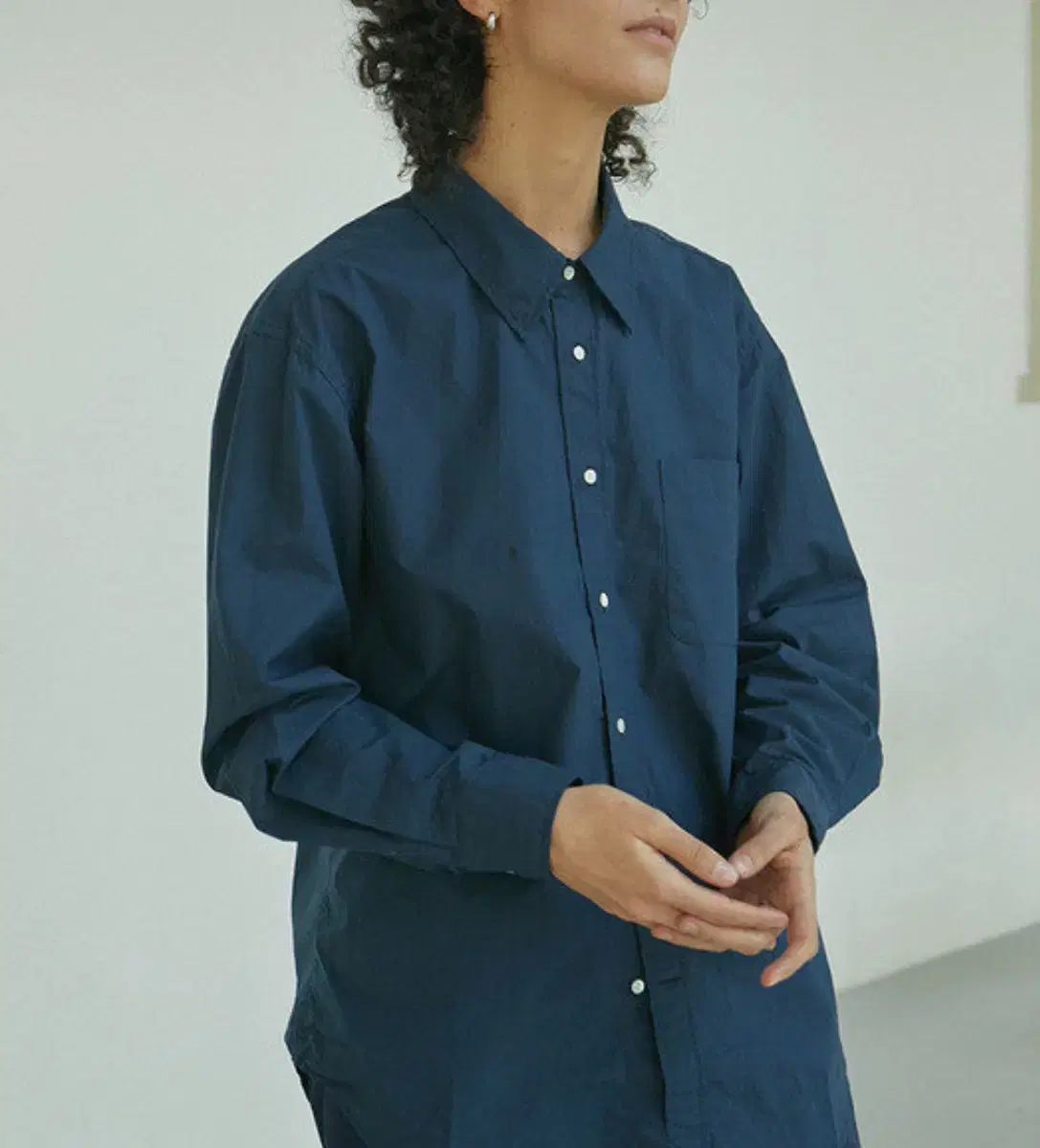 Thomasmore Paper Shirt Navy S