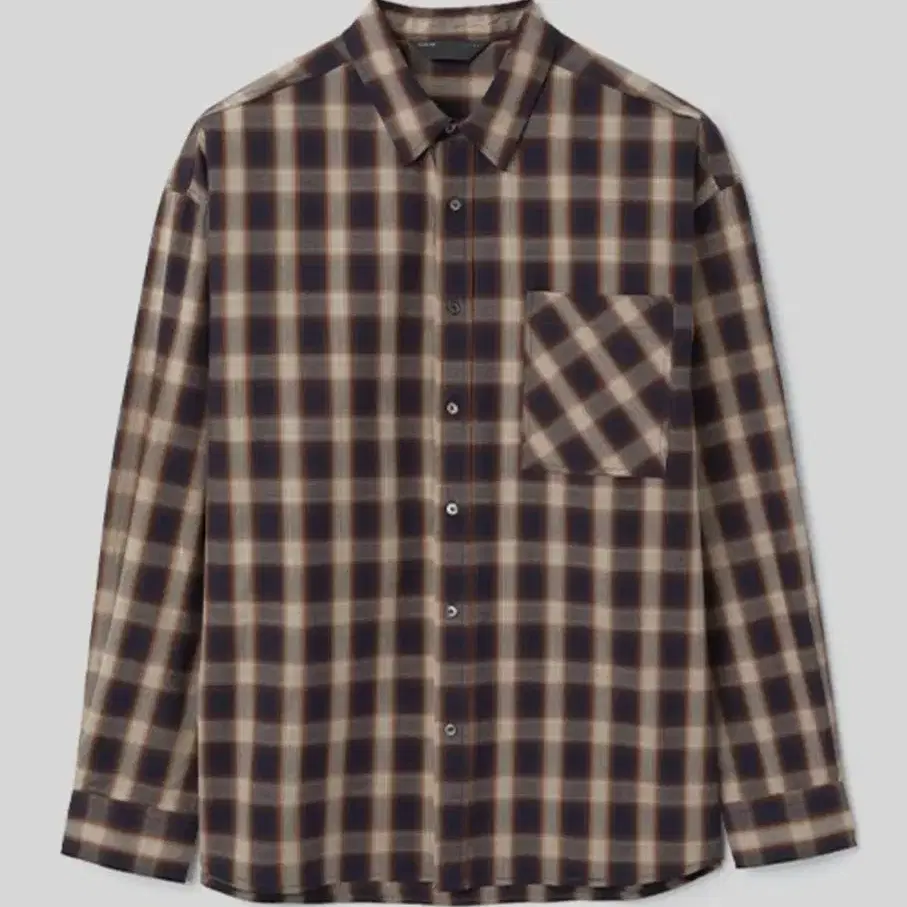 LEMARD - Cotton Pocket Tartan CheckShirt