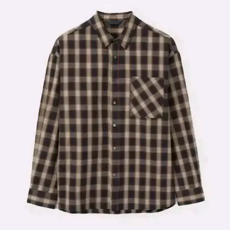 LEMARD - Cotton Pocket Tartan CheckShirt