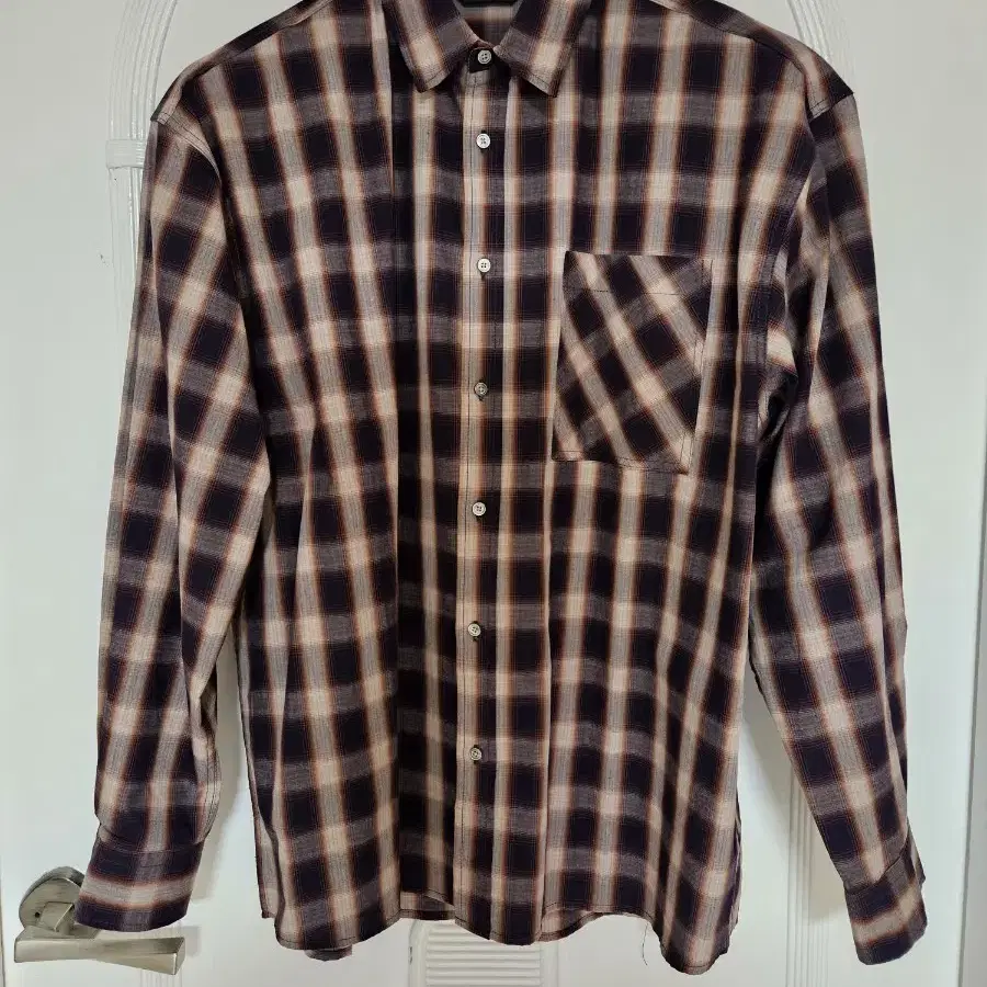 LEMARD - Cotton Pocket Tartan CheckShirt