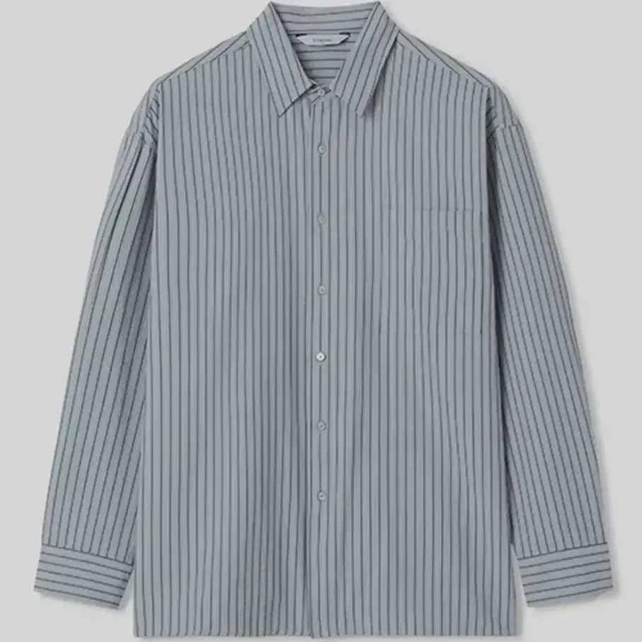 LEMARD - seersucker Stripe Shirt