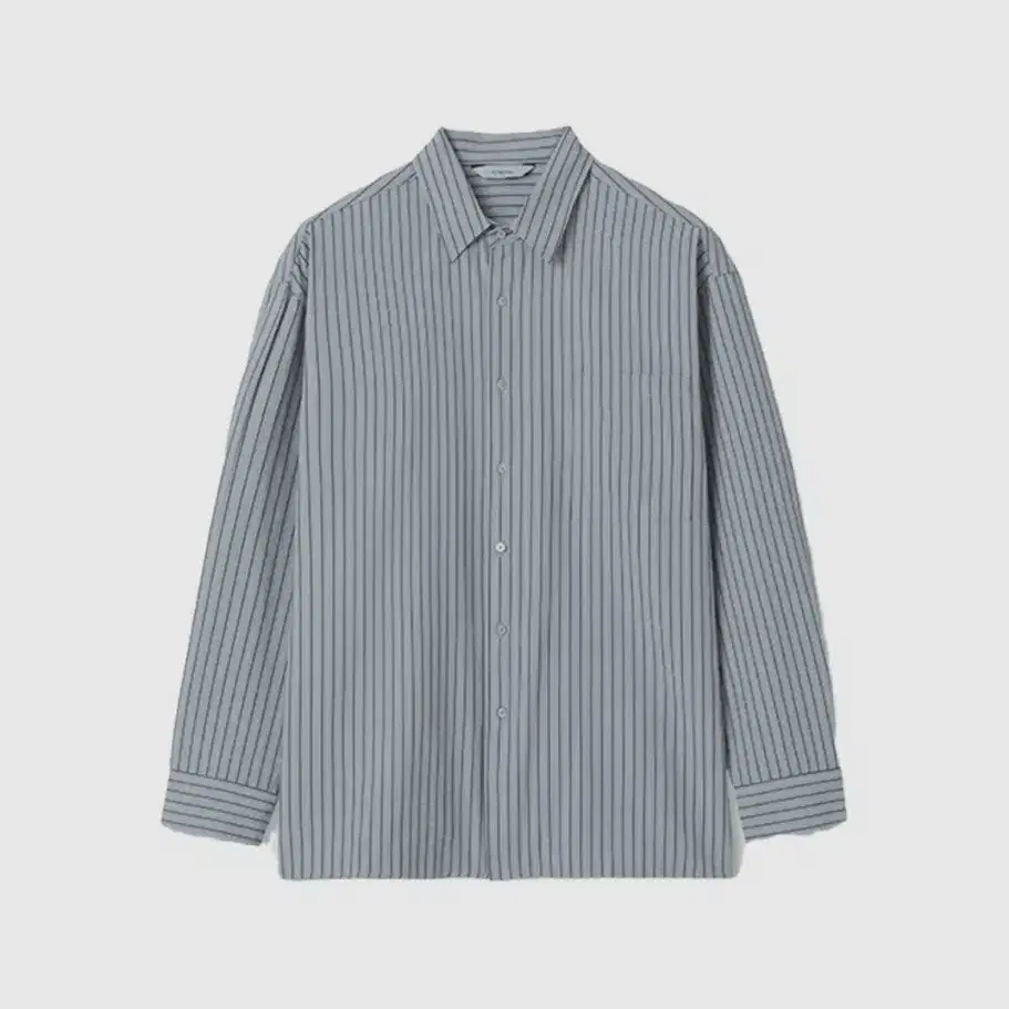 LEMARD - seersucker Stripe Shirt