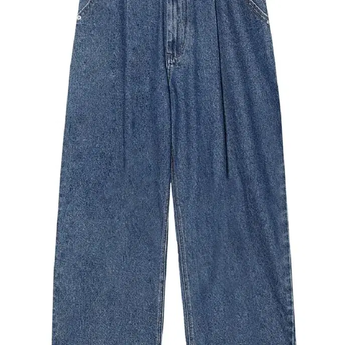 LITAIL -  One Tuck Wide Denim Pants