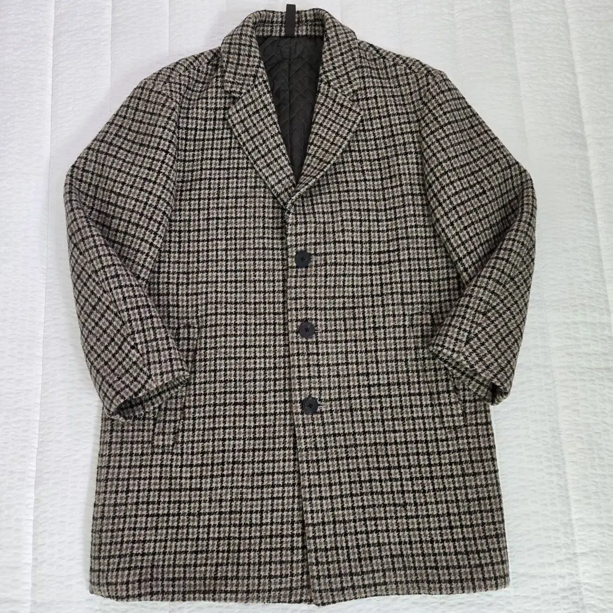 Men95 Custom Melrose Wool Check Coat