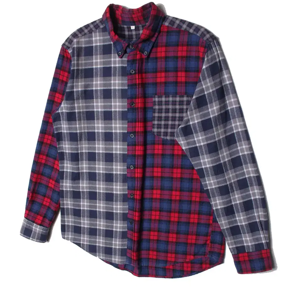 100 Multipatterned Flannel Shirt Regular Fit 933