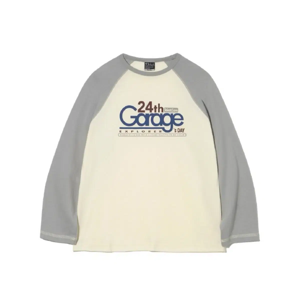 새상품 테켓 롱슬리브 Garage L/S Tee Cream