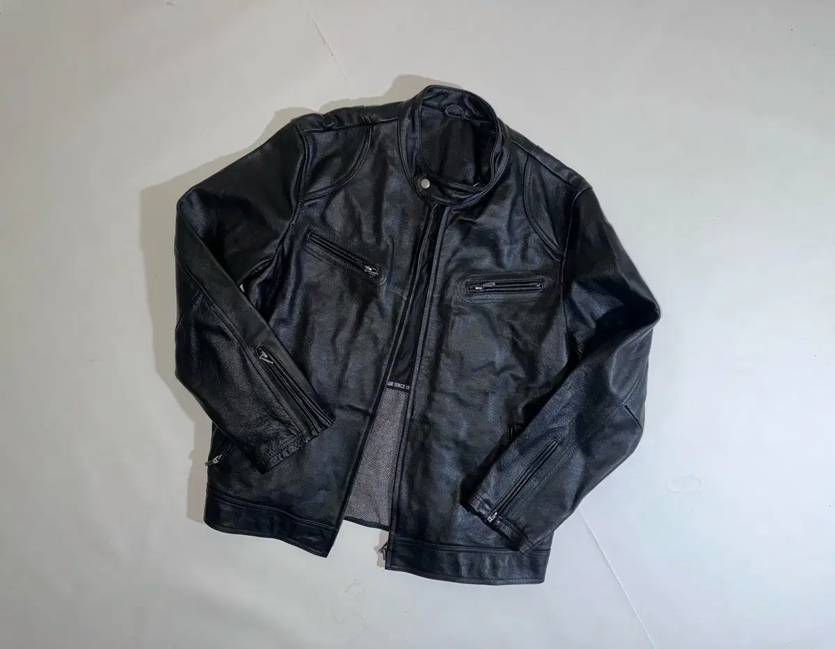 893/(XL) Leather jacket Bomber jacket Rider jacket Bloom leather jumper