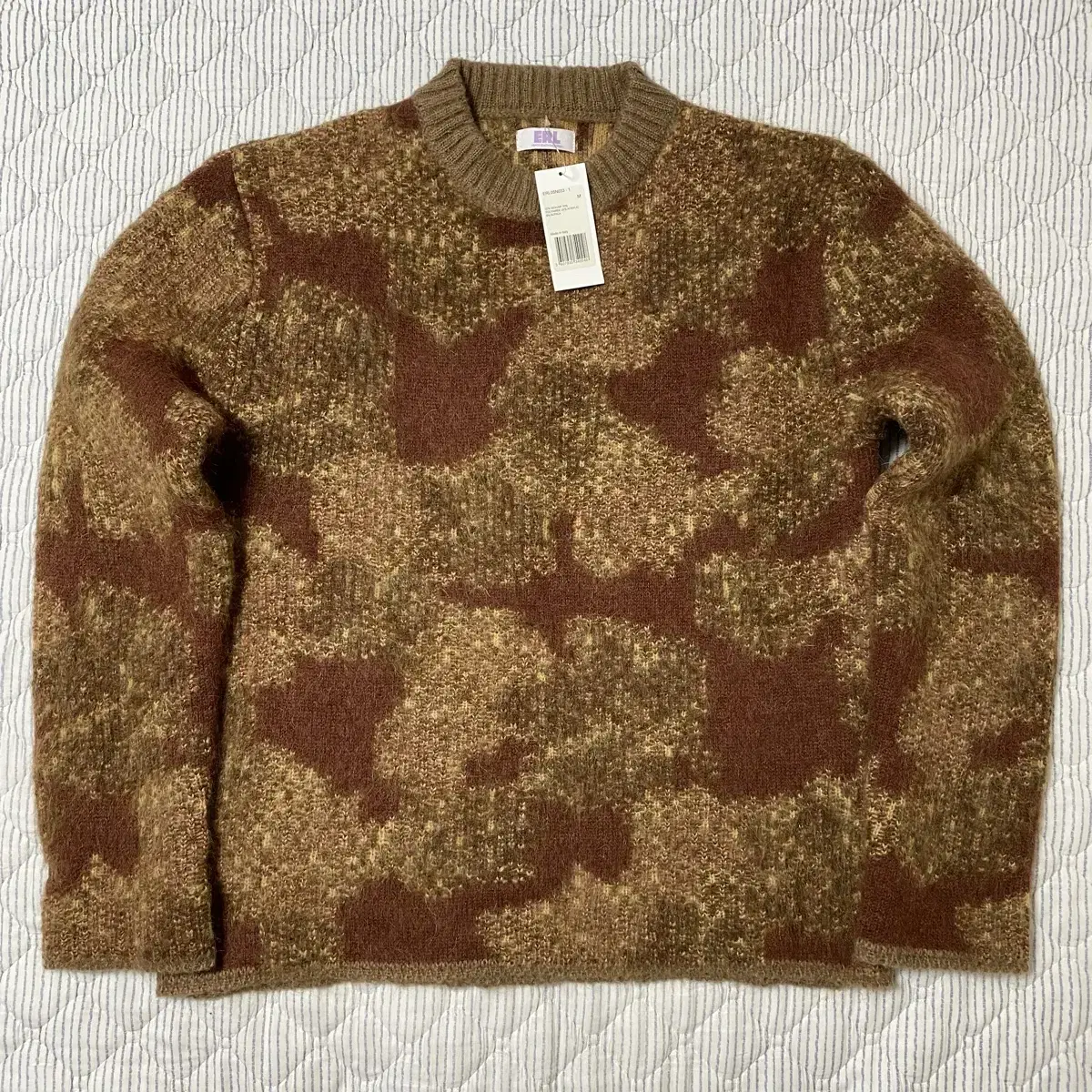 ERL Camouflage Jacquard Knit Sweater