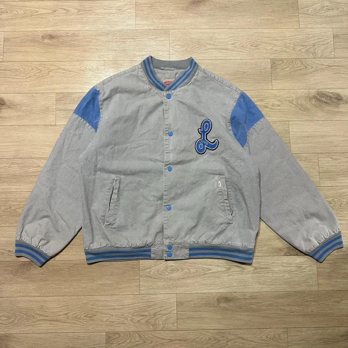 90s Levi's Cotton Varsity Jacket Baseball Jumper (L)