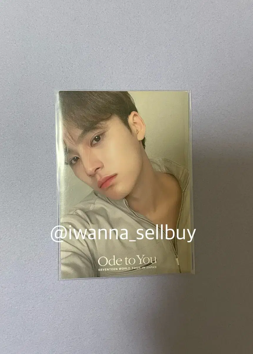 Seventeen mingyu worldtour Eau de Toilette U Japan tc 43 photocard WTS